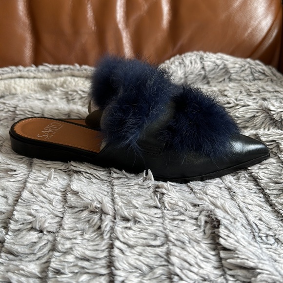 Franco Sarto Faux Fur Flats / Mule Size 6.5 - Picture 4 of 7